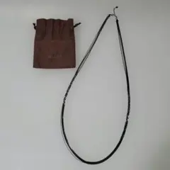 NOLLEY'S ノーリーズ ロングネックレス 編み込みデザイン