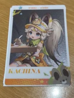 カチーナ　原神 スシロー コラボ 限定 メタリック カード