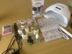 ネイルカラーセット UV/LEDライト付き