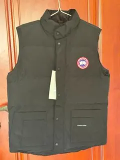 CANADA GOOSE ダウンベスト ブラック XS/TP - メルカリ