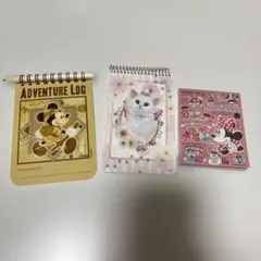 ディズニー　メモ帳セット