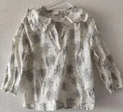テータテート　花柄長袖シャツ 110