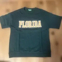 FLORIDA プリント Tシャツ ダークグリーン