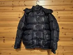 ネイビー ダウンジャケット 収納袋付き