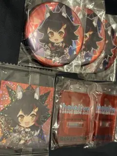 新品★ホロライブ【大神ミオ】グリーンランド★コラボ★限定★缶バッジ★2点セット 新品ホロライブ【大神ミオ】グリーンランドコラボ限定缶バッジ2