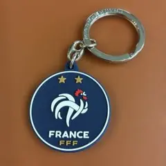 FIFA ワールドカップ　フランス代表　エンブレム　ラバー　キーホルダー