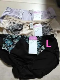 新品未使用　レディース　ショーツ3枚セット　Lサイズ　下着　パンツ　婦人下着