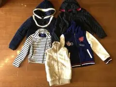 秋冬アウター5点セット　まとめ売り　女の子　サイズ150〜160