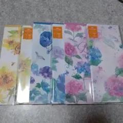 レターセット紫陽花　向日葵　朝顔 封筒、便箋✕３６点セット