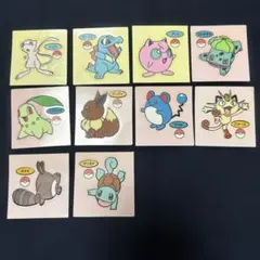第一パン　ポケモン　デコキャラシール　ラッキーシール 10枚セット