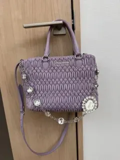 2026年最新】MIU MIU カラー：パープル系 レディース ショルダーバッグ 