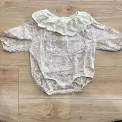 tete a tete ピンク花柄　ベビー　ロンパース 70