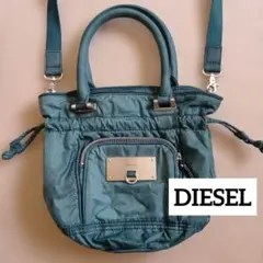 DIESEL ディーゼル　ショルダーバッグ ベージュ　y2k 三日月型　帆布 DIESEL ディーゼル ショルダーバッグ ベージュ y2k 三日月型 帆布