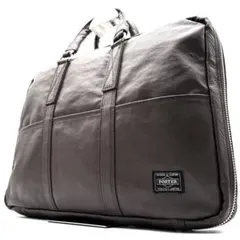 極美品 ポーター 吉田カバン フリースタイル ビジネスバッグ A4 PC可 茶