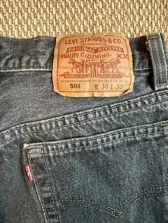 94年製Levi's 501 ブラック 先染めW30 Made in USA