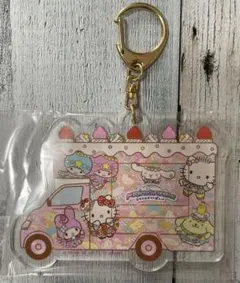 ミラクルギフトパレード アクリルキーホルダー サンリオ カフェ ワゴン