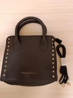 MERCURYDUO スタッズ付き 2WAY ショルダーバッグ