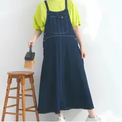 デニム　ジャンパースカート　サロペット