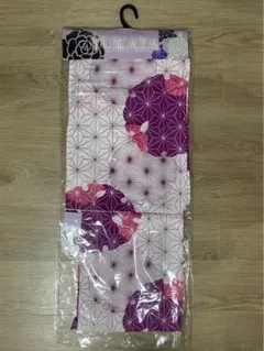 浴衣 ゆかた 白地 クリーム地 麻 麻柄 レディース レトロ モダン 大人用浴衣