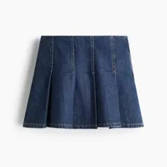 H&M プリーツスカート　デニムスカート　40