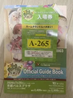 ホームタウンドルパ京都21 ガイドブック 入場券 グループB - メルカリ