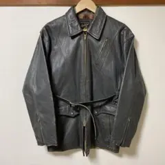 Japan vintage leather car coat