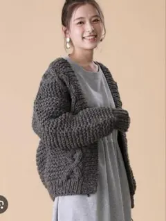 フリークスストア　中山商店　PUNO ペルー　ニット　カーディガン　ハンドニット