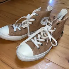 CONVERSE ブラウン ハイカットスニーカー