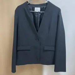 grove ブラック ノーカラージャケット L