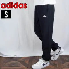 古着 ジャージ下 パンツ アディダスadidas S ブラック黒 Y2456