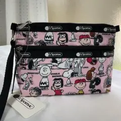 ◆新品未使用◆レスポートサック　スヌーピー　2段ポーチ　コスメポーチ　小物収納❤︎