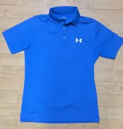 UNDER ARMOUR ポロシャツ ブルー MD