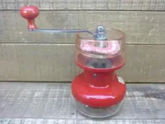 経年未使用品 ハリオ 国産 コーヒーミル ディアボロ型 ガラス 珈琲 昭和レトロ