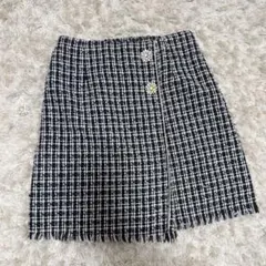 MIIA ビジューツイードスカート