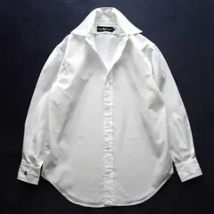 ラルフローレン ロゴ刺繍 コットンシャツ 白シャツ ゆったり 長袖 羽織り