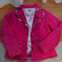 Mezzopiano メゾピアノ 女の子　130 ジャケット ピンク 美品