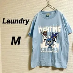 【 Laundry ランドリー】 半袖Tシャツ プリントTシャツ M 水色