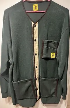 COBMASTER グリーン ★もこもこスウェットカーディガン★再値下げ！！