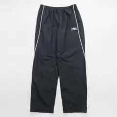 umbro トラックパンツ ジャージ XL ブラック サイドライン 裾ジップ