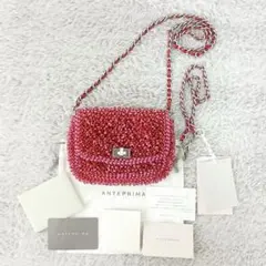 アンテプリマ　ワイヤーバッグ ルッケット　フクシアピンク
