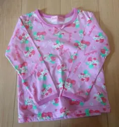 ■タグ無し未使用■　ハローキティ　Tシャツ　100cm　ピンク　　長袖