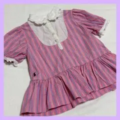 ラルフローレン ピンクフリルワンピース（95cm以下）