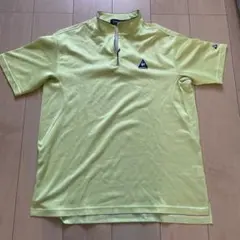 le coq sportif ゴルフコレクション 半袖シャツ LL 蛍光イエロー