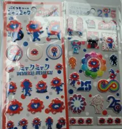 ミャクミャク　ぷくぷくシールセット　大阪万博　ぷくっとシール