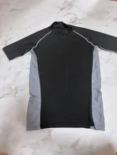 BODY TOUGHNESS/M/半袖アンダーシャツ 黒/グレー/スポーツウェア