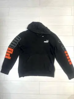 PUMA ブラック パーカー フード付き