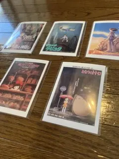美品　スタジオジブリ ポストカード 5枚セット 値段交渉も歓迎いたします