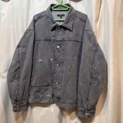 Alfred Alex ルーズデニムジャケット カバーオール L