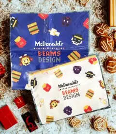 【新品・未開封】マクドナルド×BEAMS ポーチ＆クロス 限定コラボ