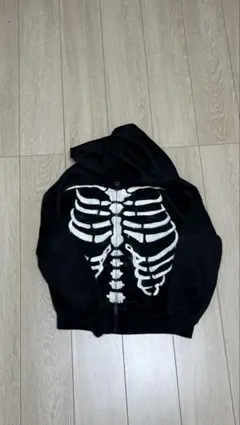 Y2K ドクロジップパーカー